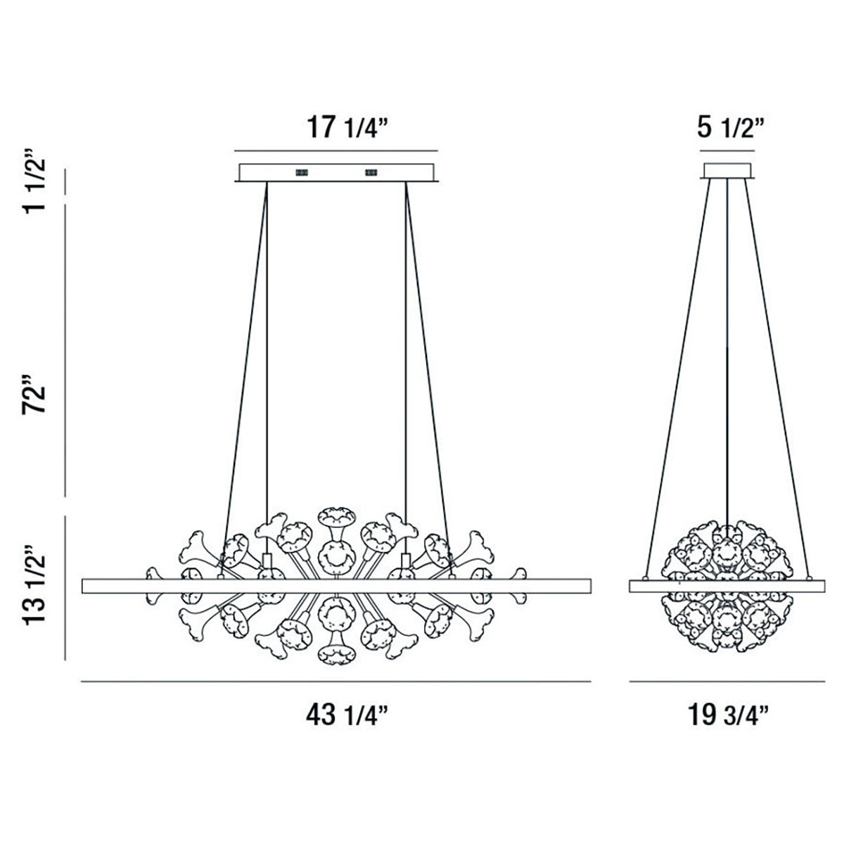 Lustre DEL | Clayton
