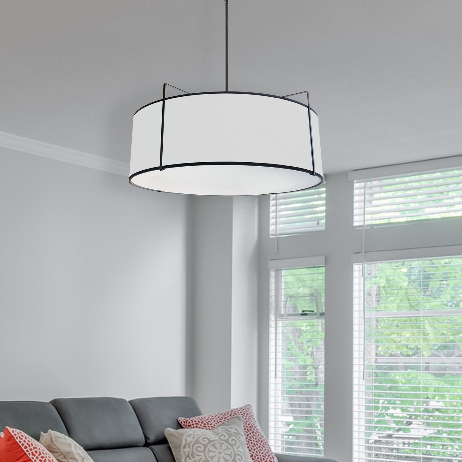 Suspension 4 lumières | Trapezoid