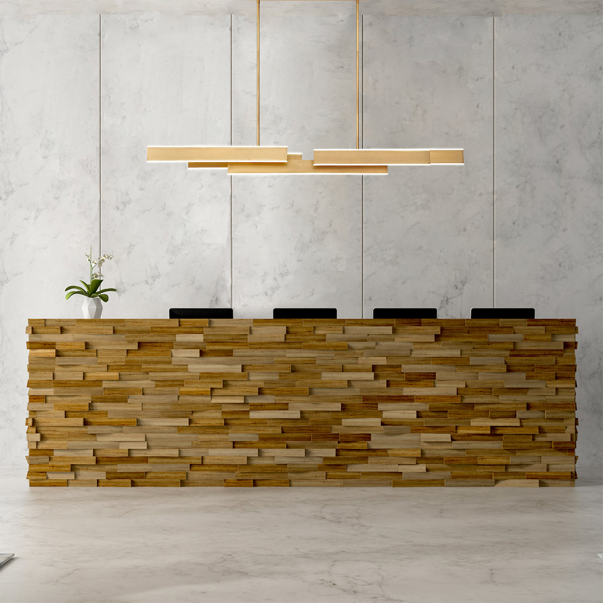 Lustre linéaire DEL | Cameno