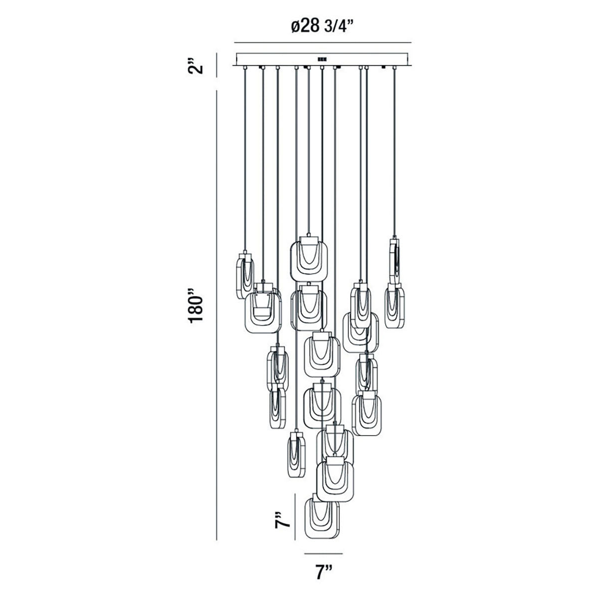 Lustre DEL | Paget