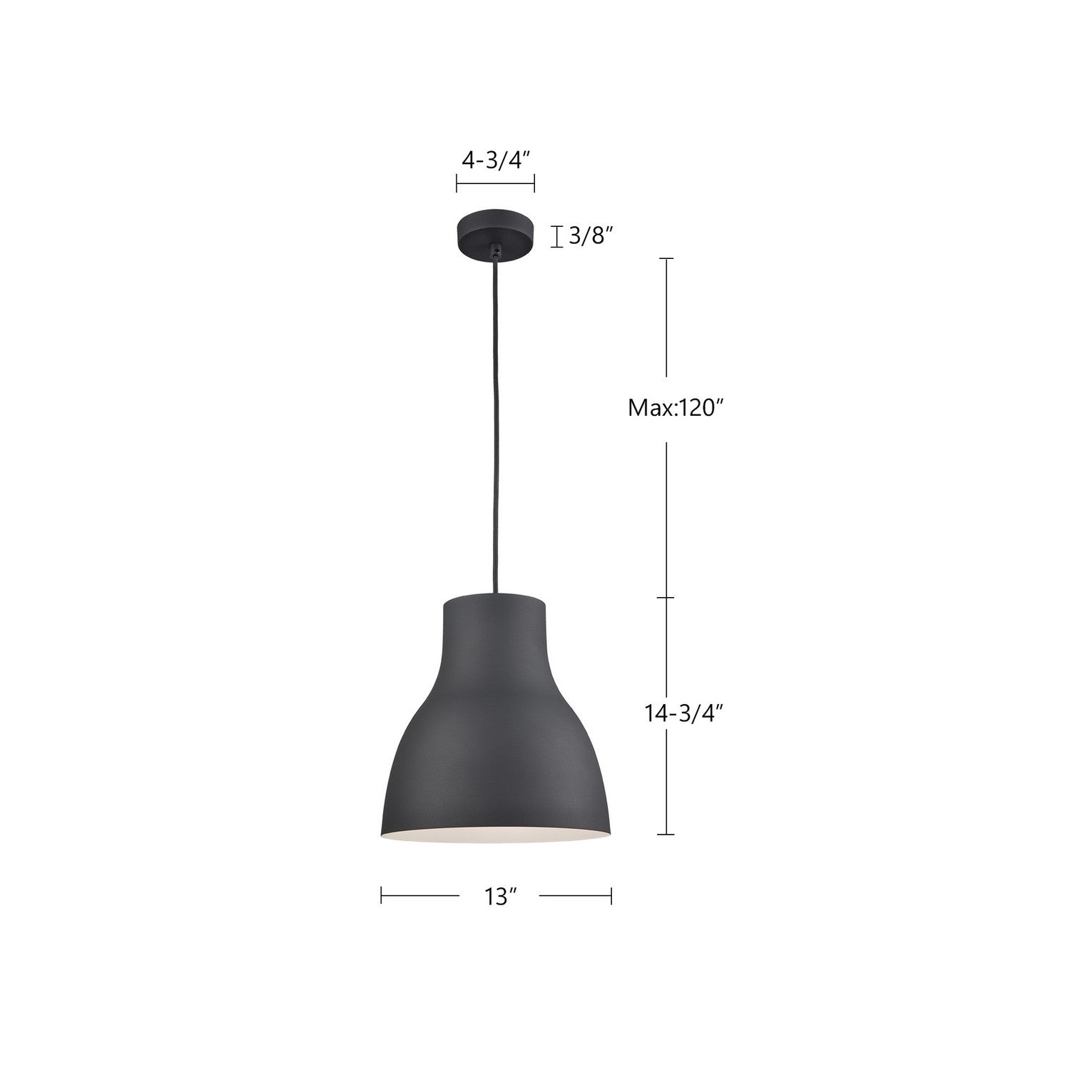 Suspension 1 lumière | Cradle
