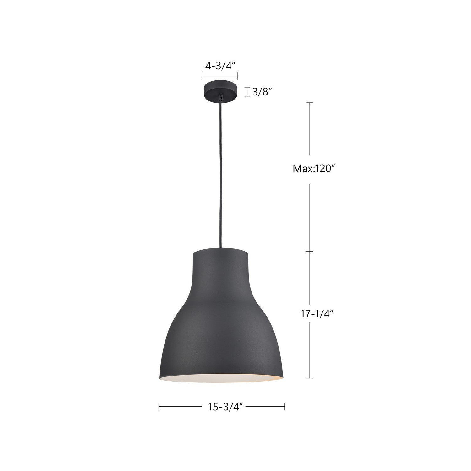 Suspension 1 lumière | Cradle