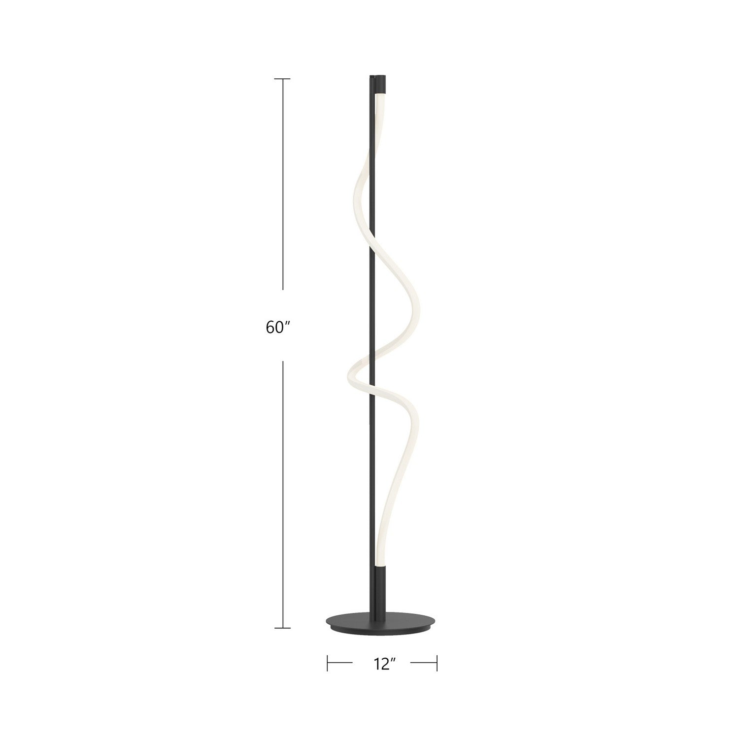 Lampadaire DEL | Cursive