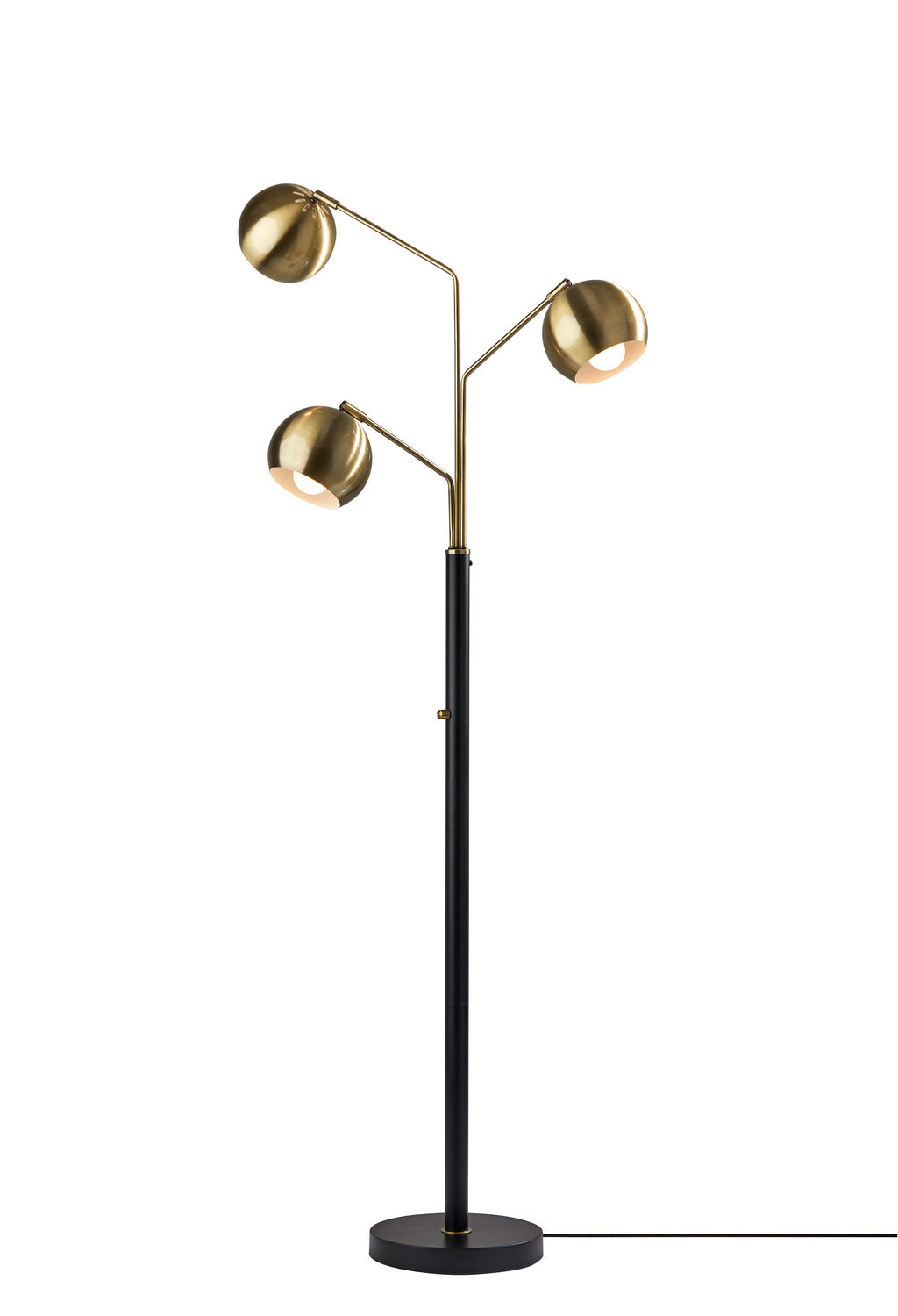 Lampadaire à têtes multiples 3 lumières | Emerson