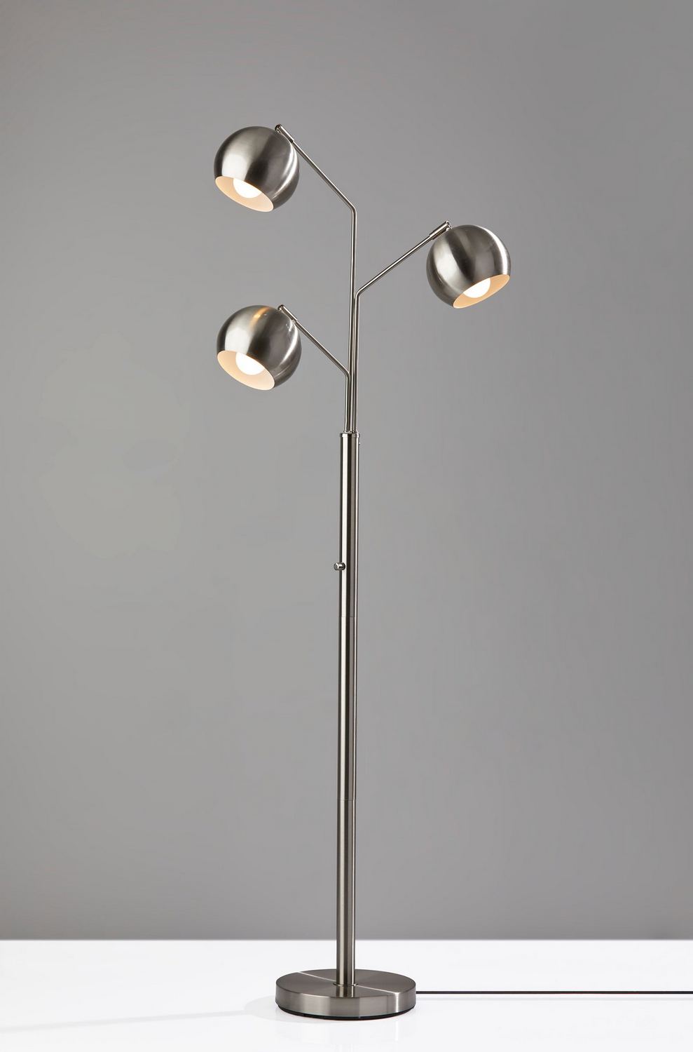 Lampadaire à têtes multiples 3 lumières | Emerson