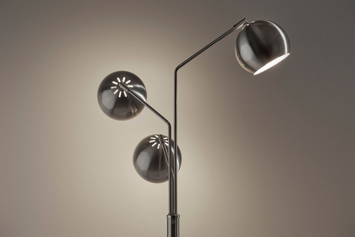 Lampadaire à têtes multiples 3 lumières | Emerson