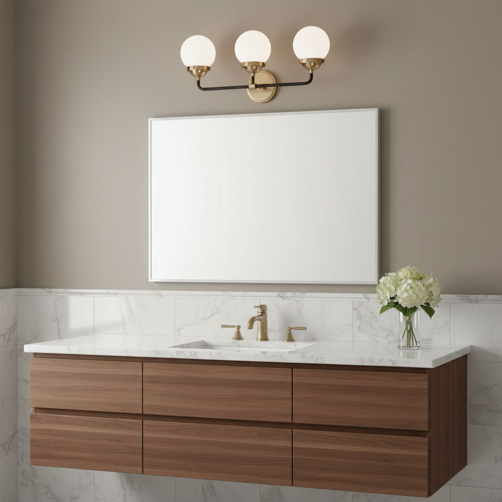 Applique de salle de bain 3 lumières | Cafe