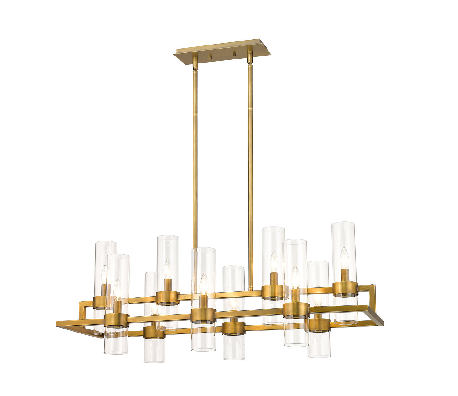 Lustre linéaire 10 lumières | Datus