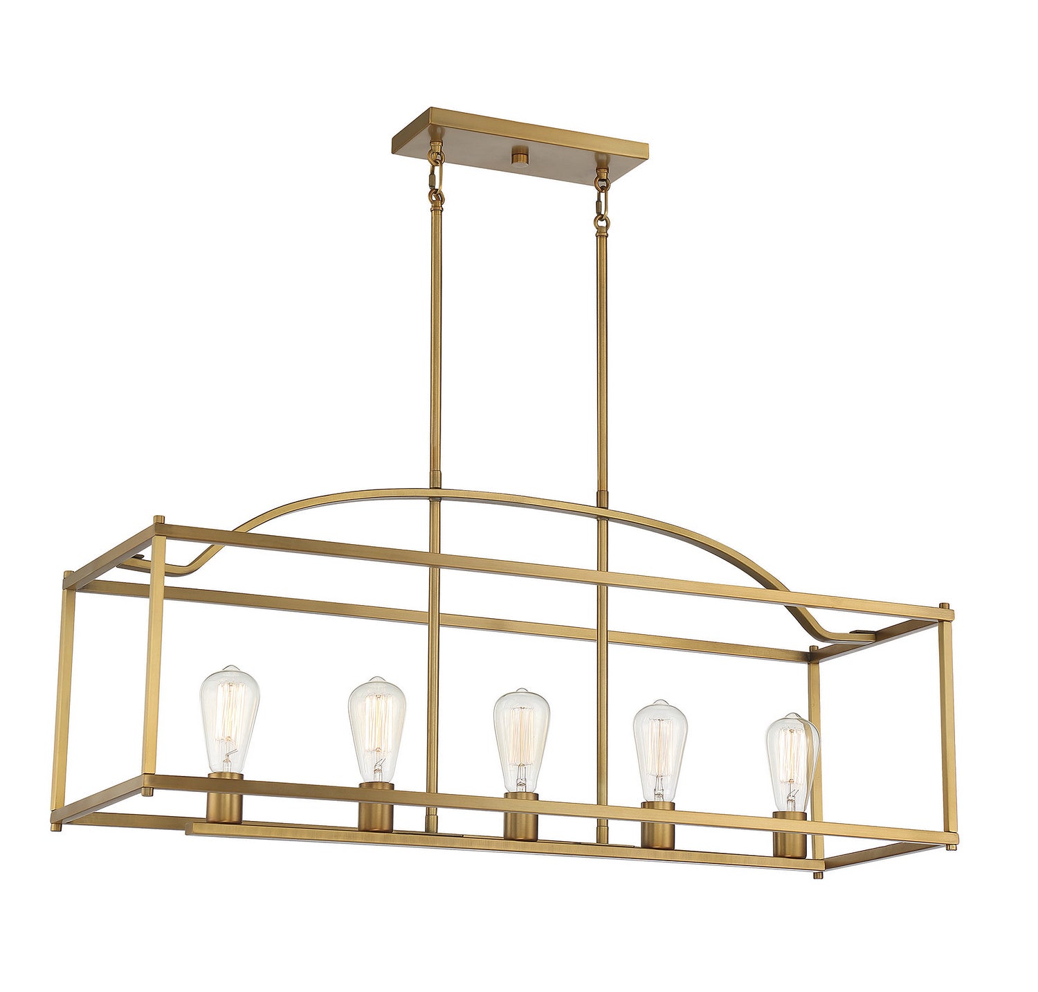Lustre linéaire 5 lumières | Palladian