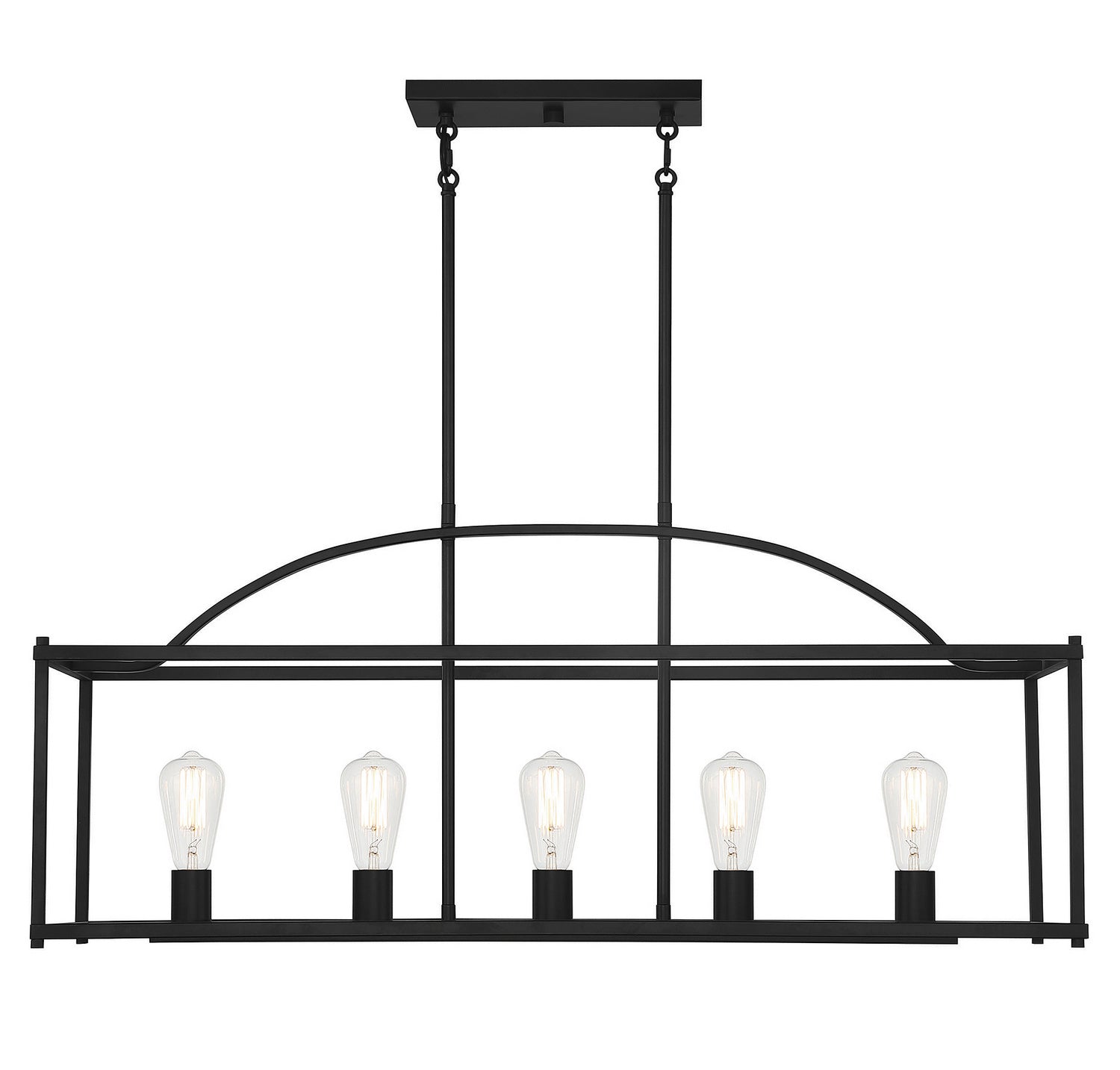 Lustre linéaire 5 lumières | Palladian