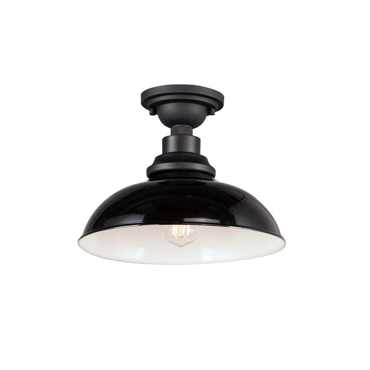 Maxim - Plafonnier extérieur 1 lumière | Granville - 35110GBBK