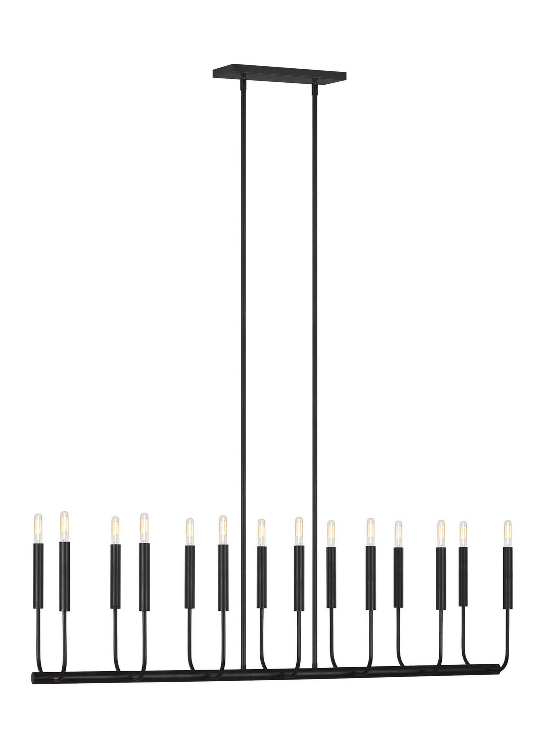 Lustre linéaire 14 lumières | Brianna