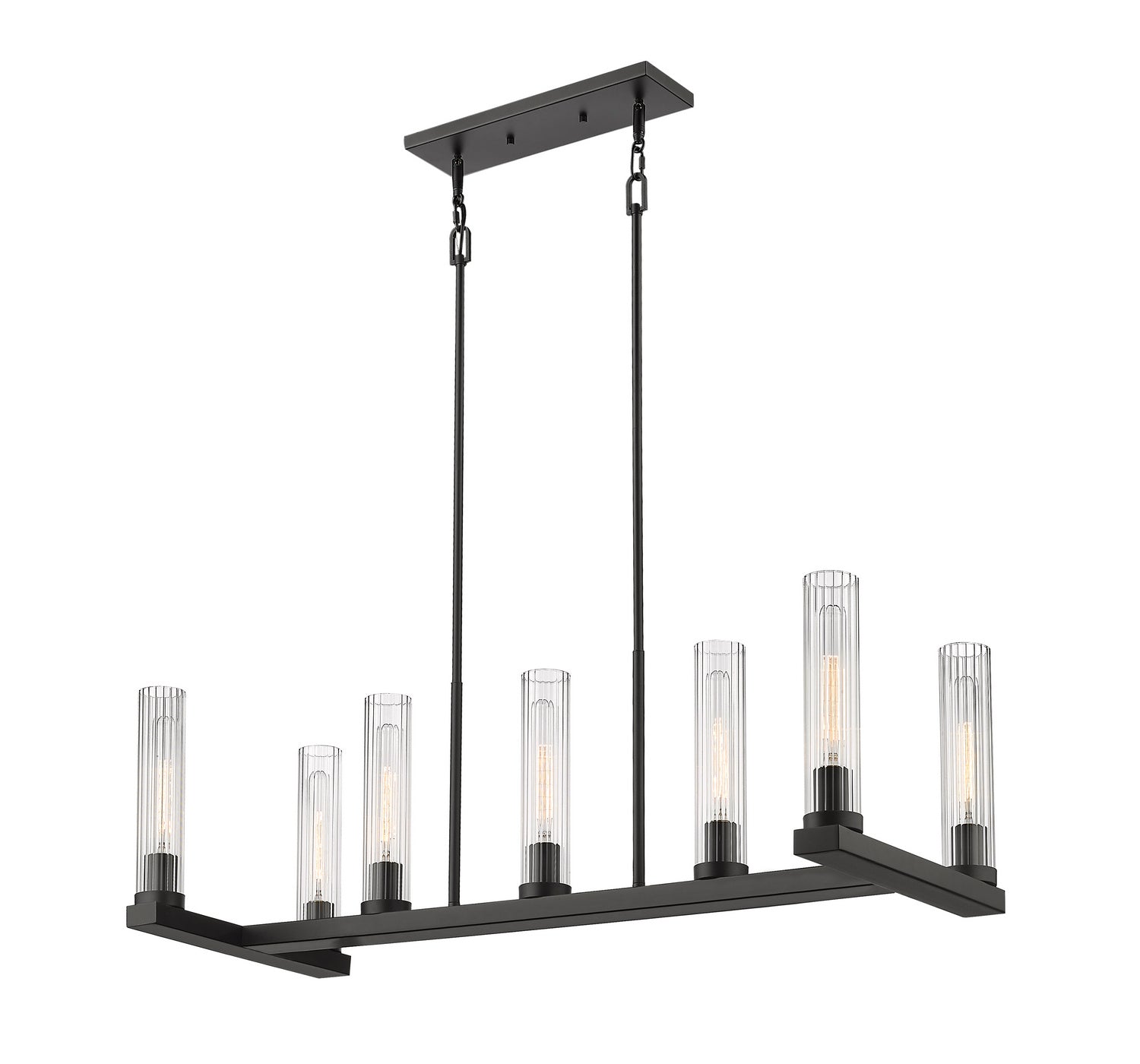 Lustre linéaire 7 lumières | Beau