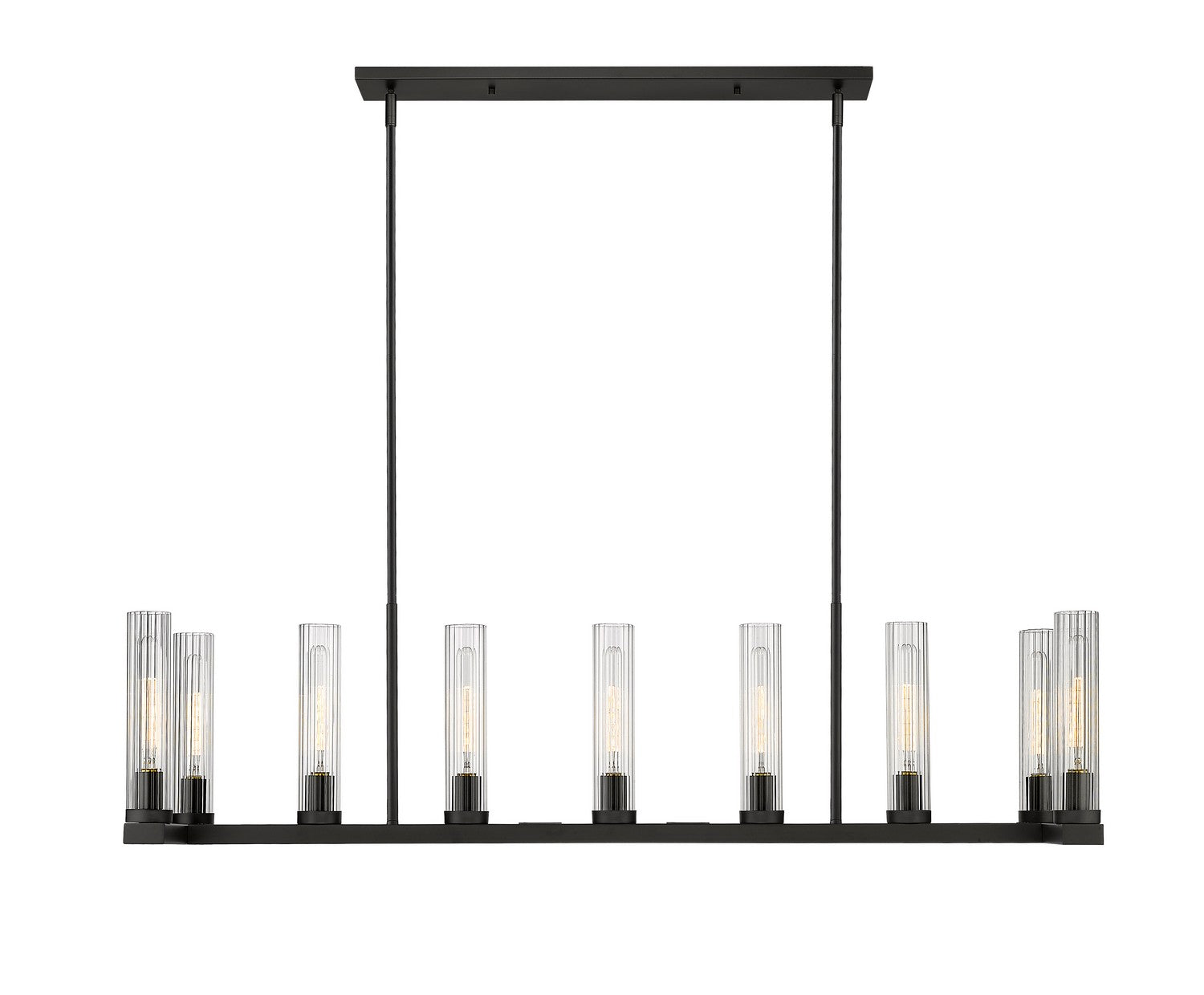Lustre linéaire 9 lumières | Beau