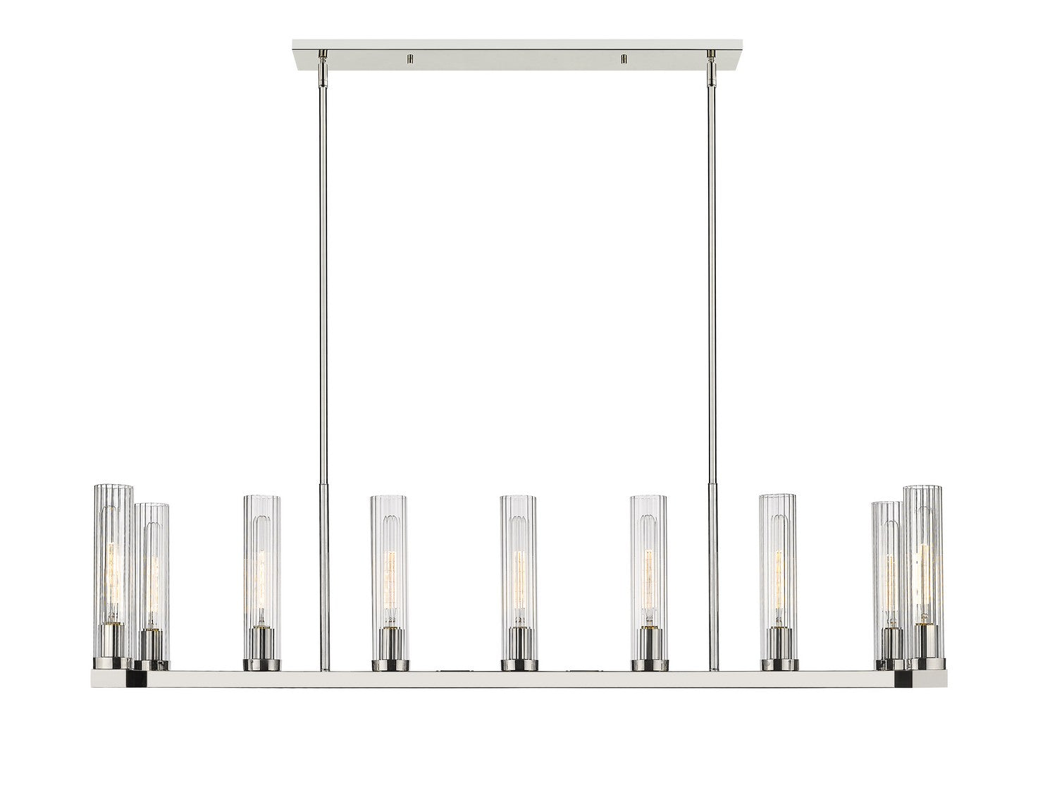 Lustre linéaire 9 lumières | Beau