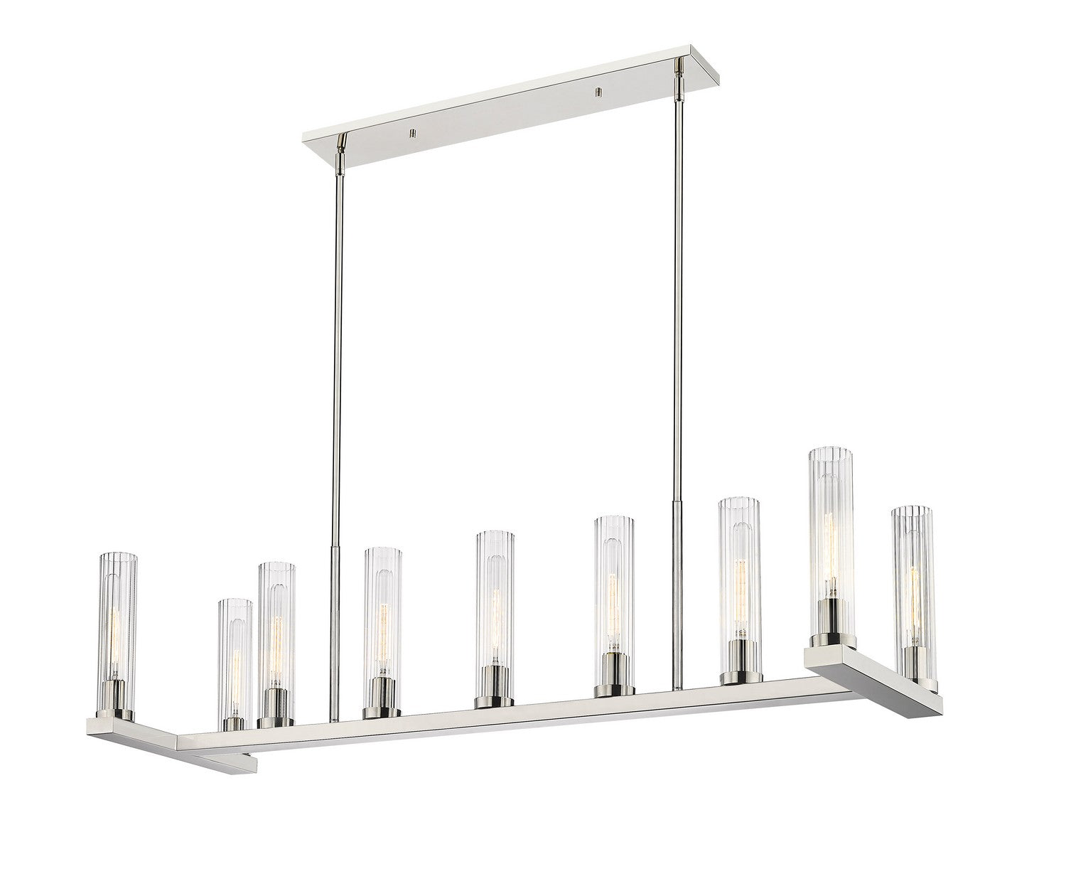 Lustre linéaire 9 lumières | Beau