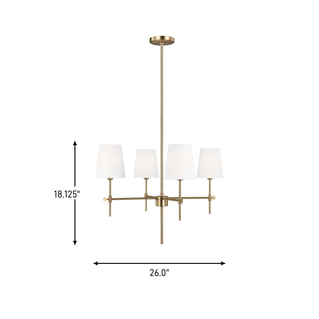 Lustre 4 lumières | Baker