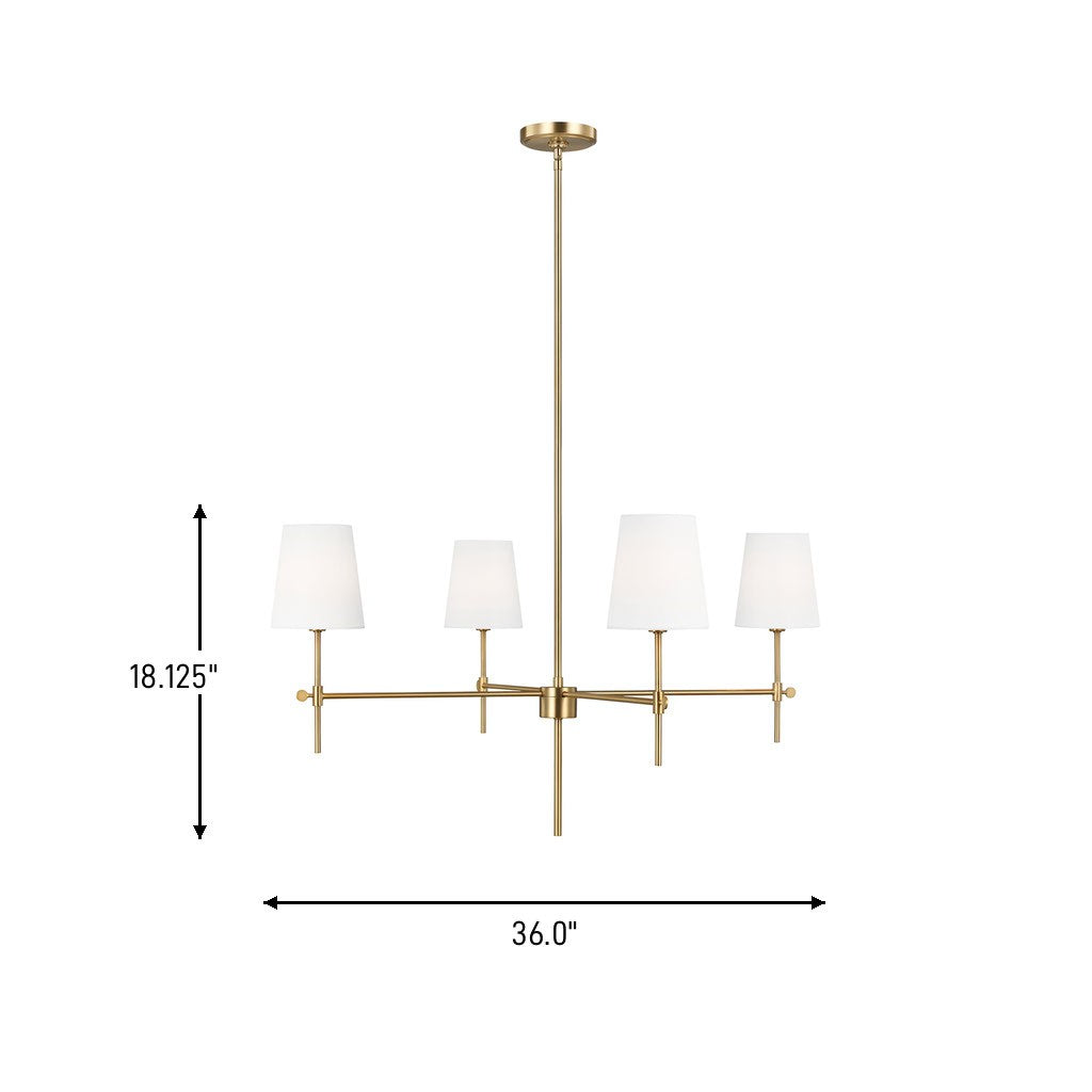 Lustre 4 lumières | Baker