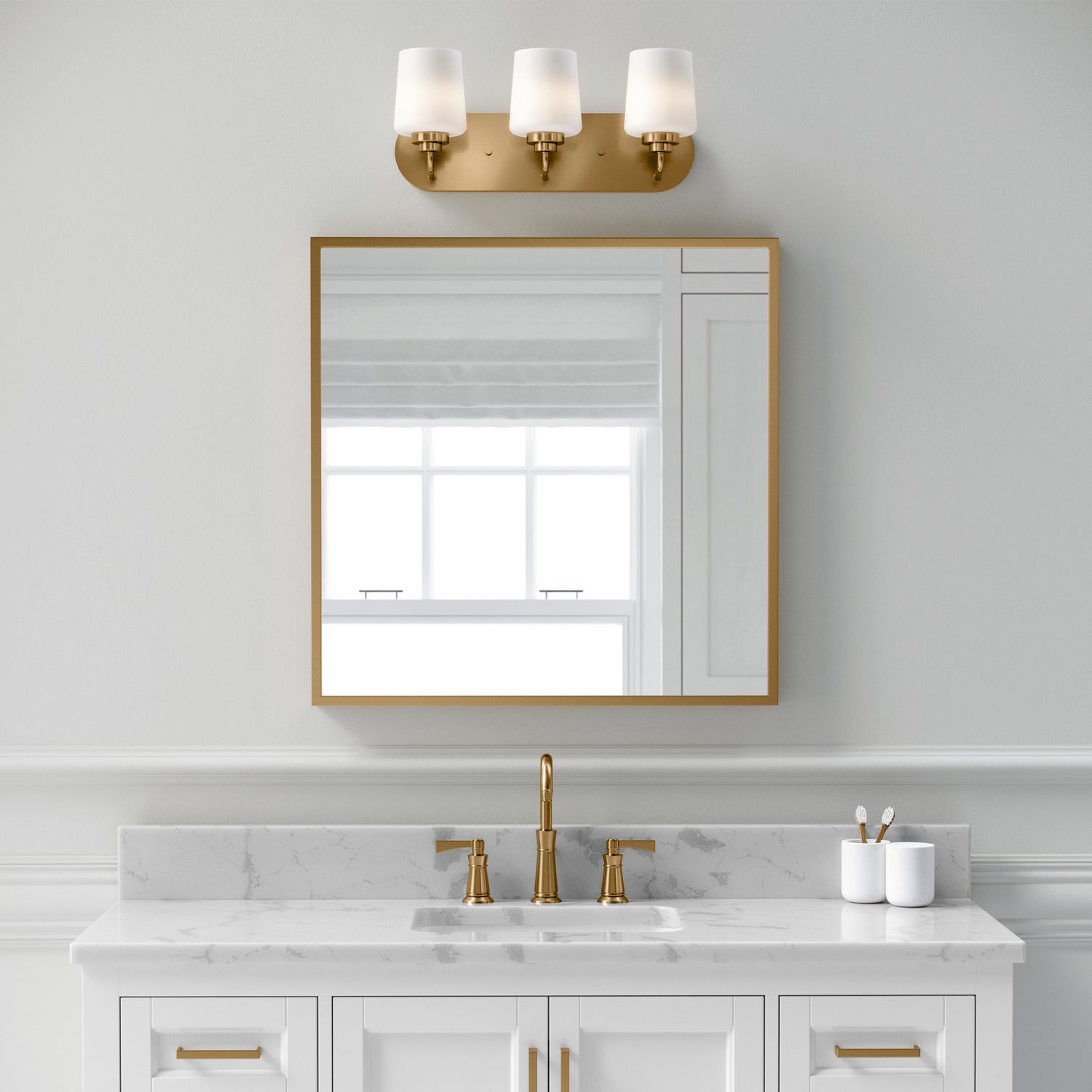 Applique de salle de bain 3 lumières | Windom