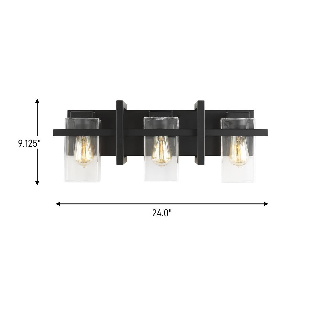 Applique de salle de bain 3 lumières | Mitte