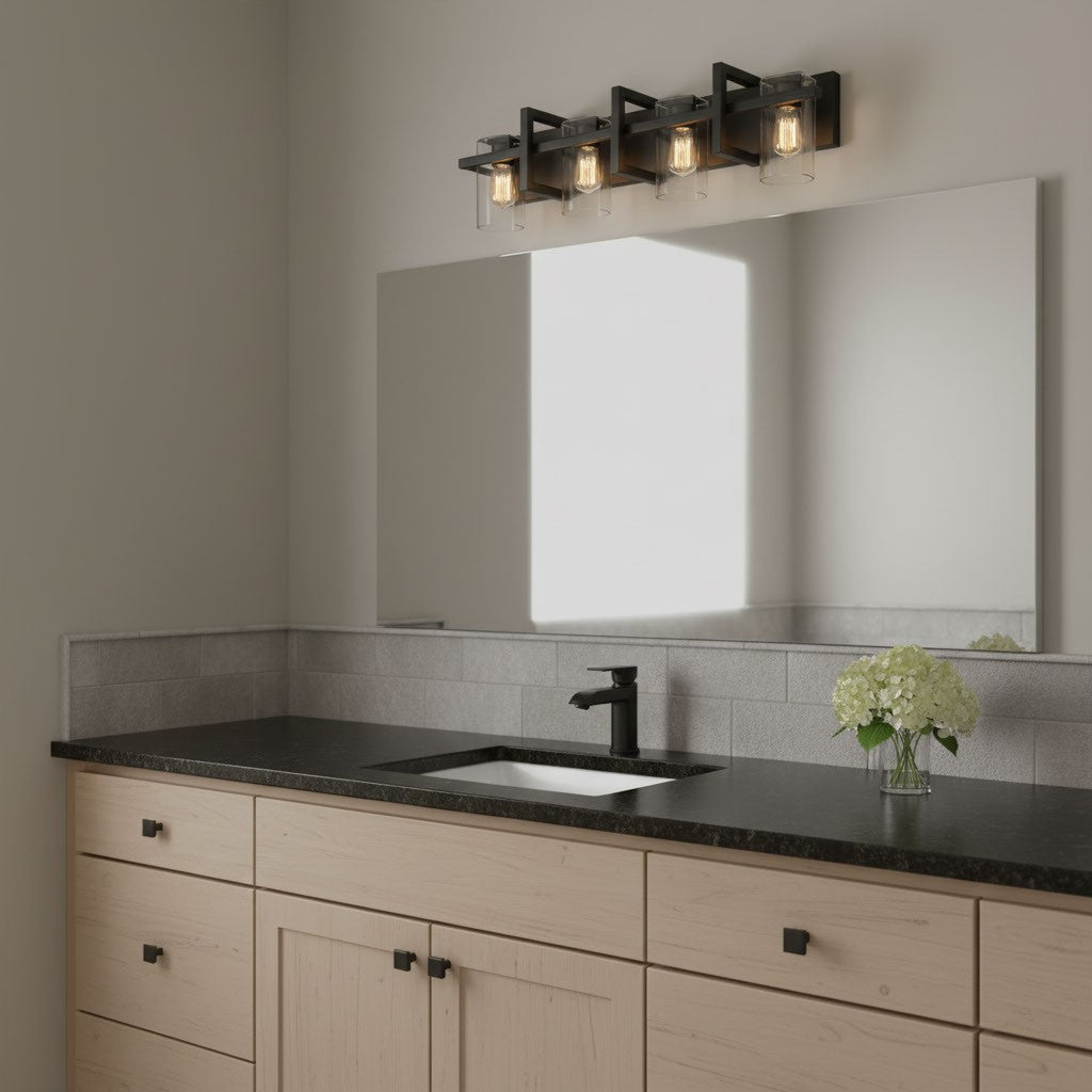 Applique de salle de bain 4 lumières | Mitte