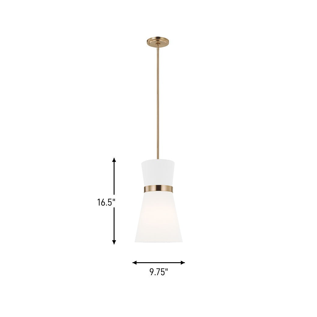 Suspension 1 lumière | Clark