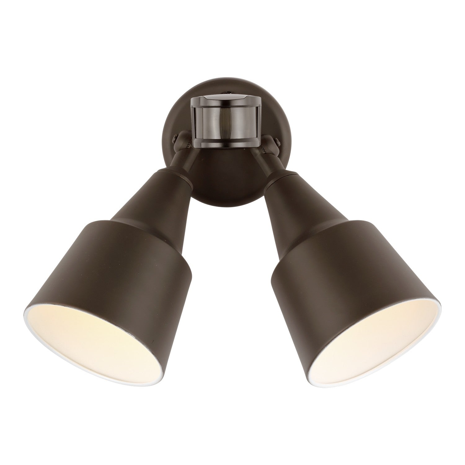 Projecteur avec cellule et détecteur de mouvement 2 lumières | Flood Light