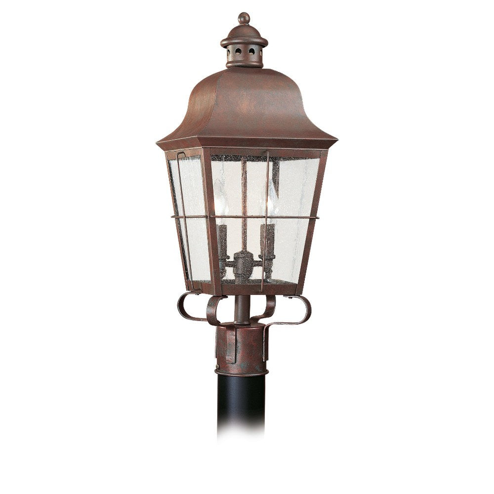 Lanterne sur poteau extérieure 2 lumières | Chatham