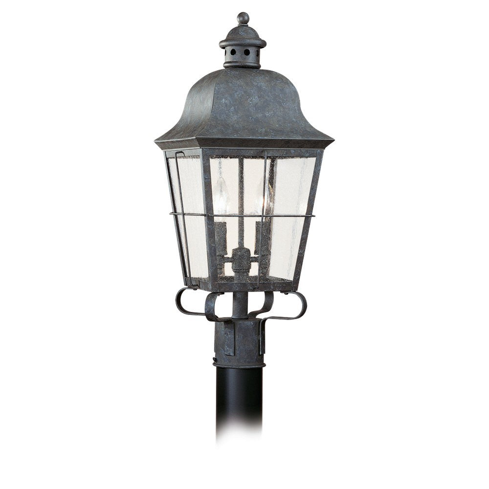 Lanterne sur poteau extérieure 2 lumières | Chatham