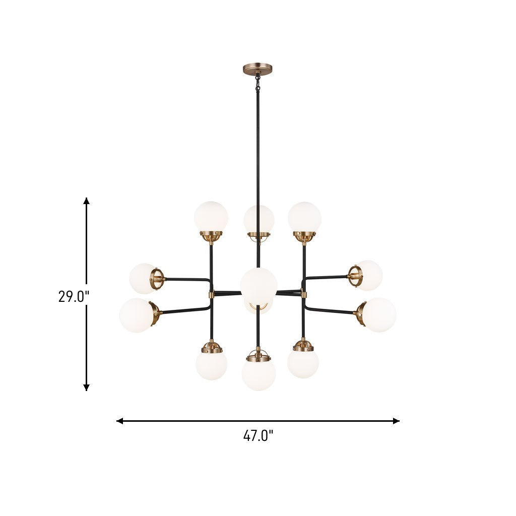 Lustre 12 lumières | Cafe