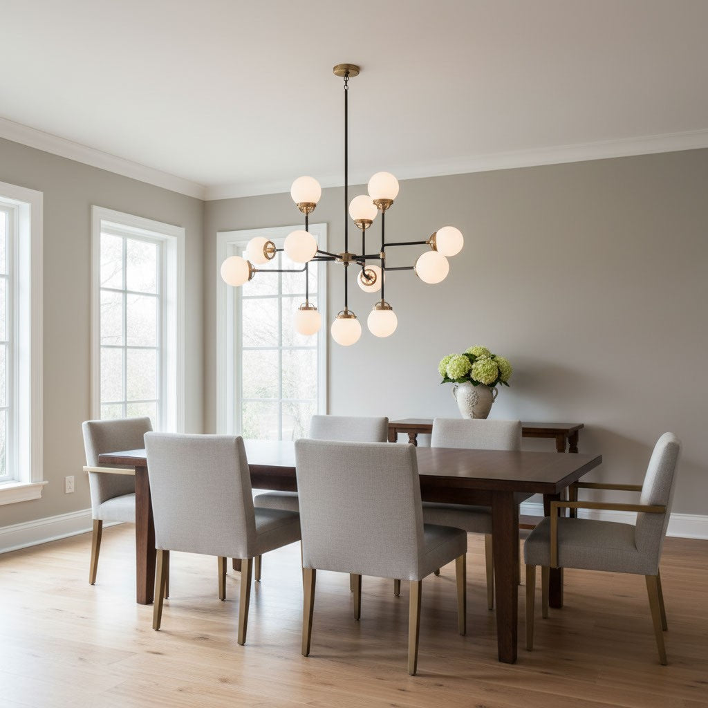 Lustre 12 lumières | Cafe