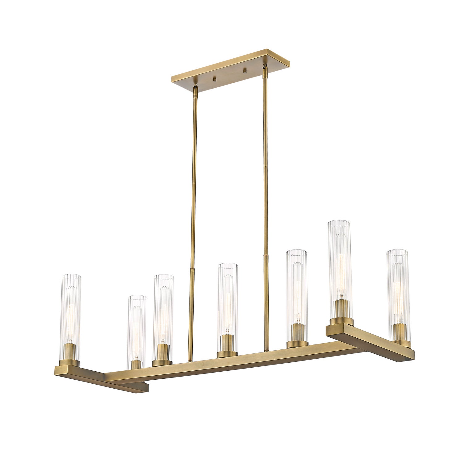 Lustre linéaire 7 lumières | Beau