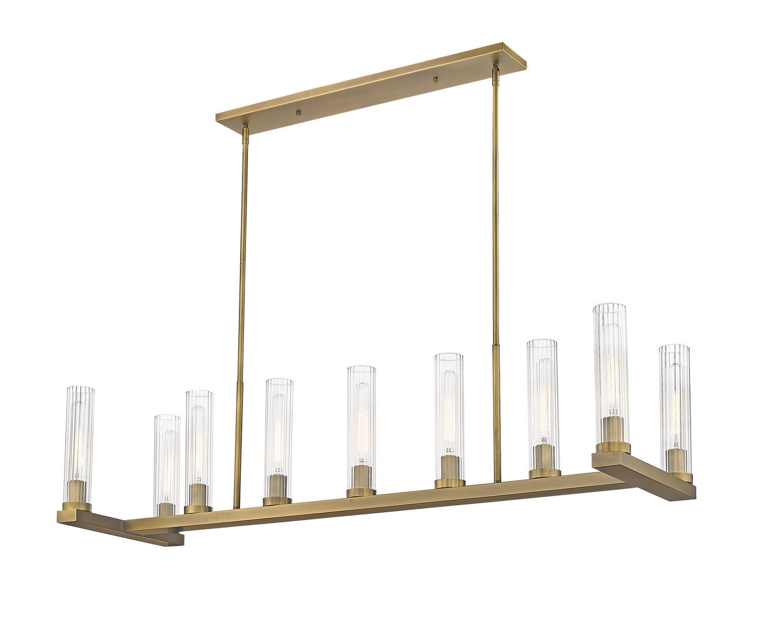 Lustre linéaire 9 lumières | Beau