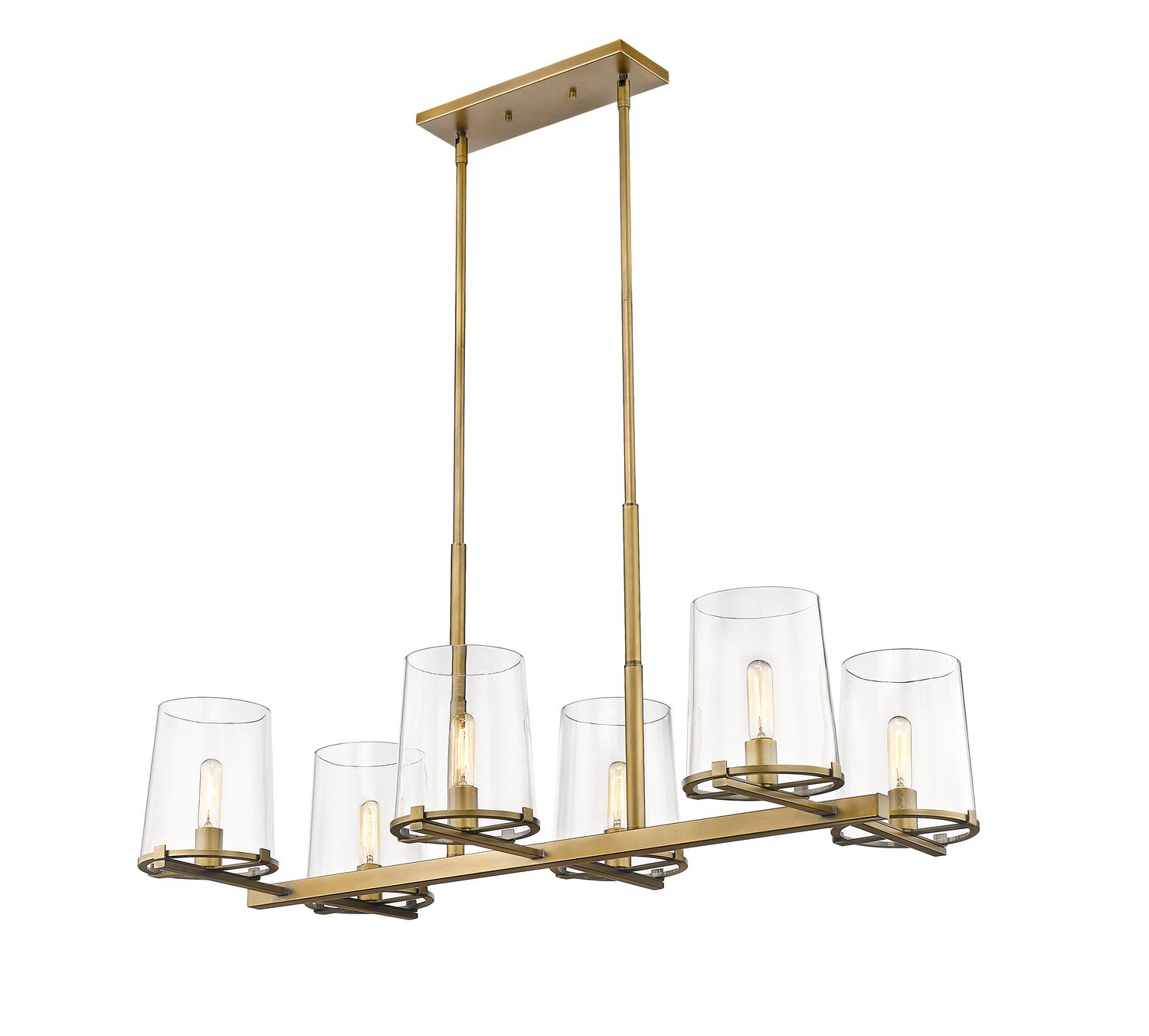 Lustre linéaire 6 lumières | Callista