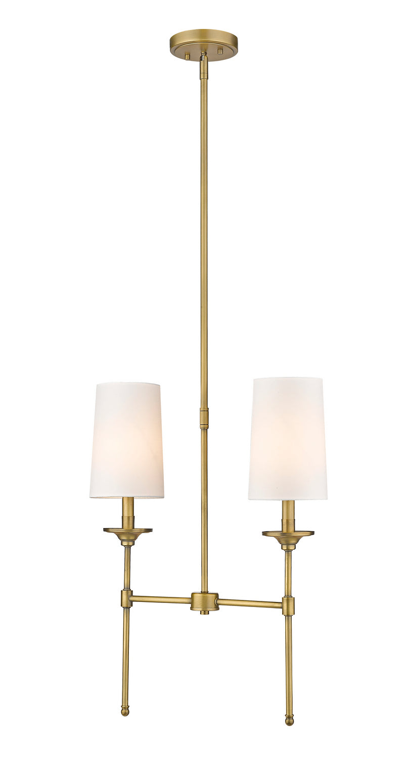 Lustre linéaire 2 lumières | Emily