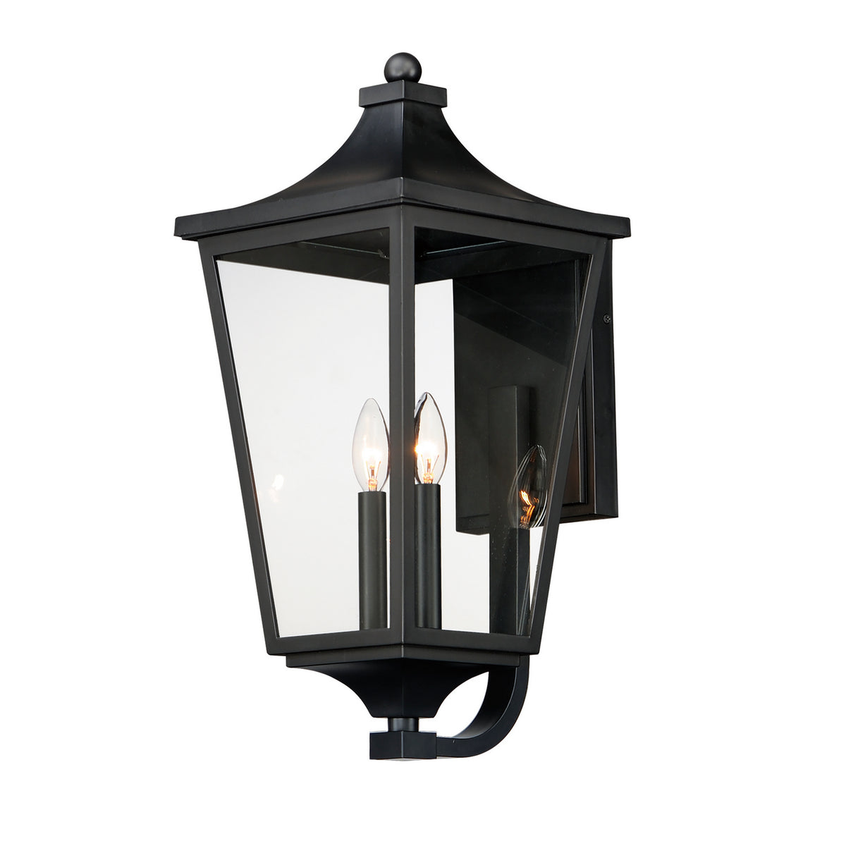 Maxim - Lanterne murale extérieure 2 lumières | Sutton Place VX - 40235CLBK