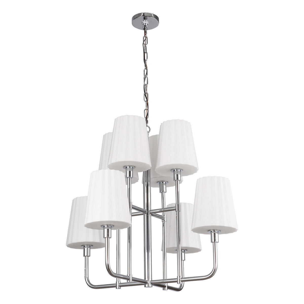 Lustre 8 lumières | Plisse