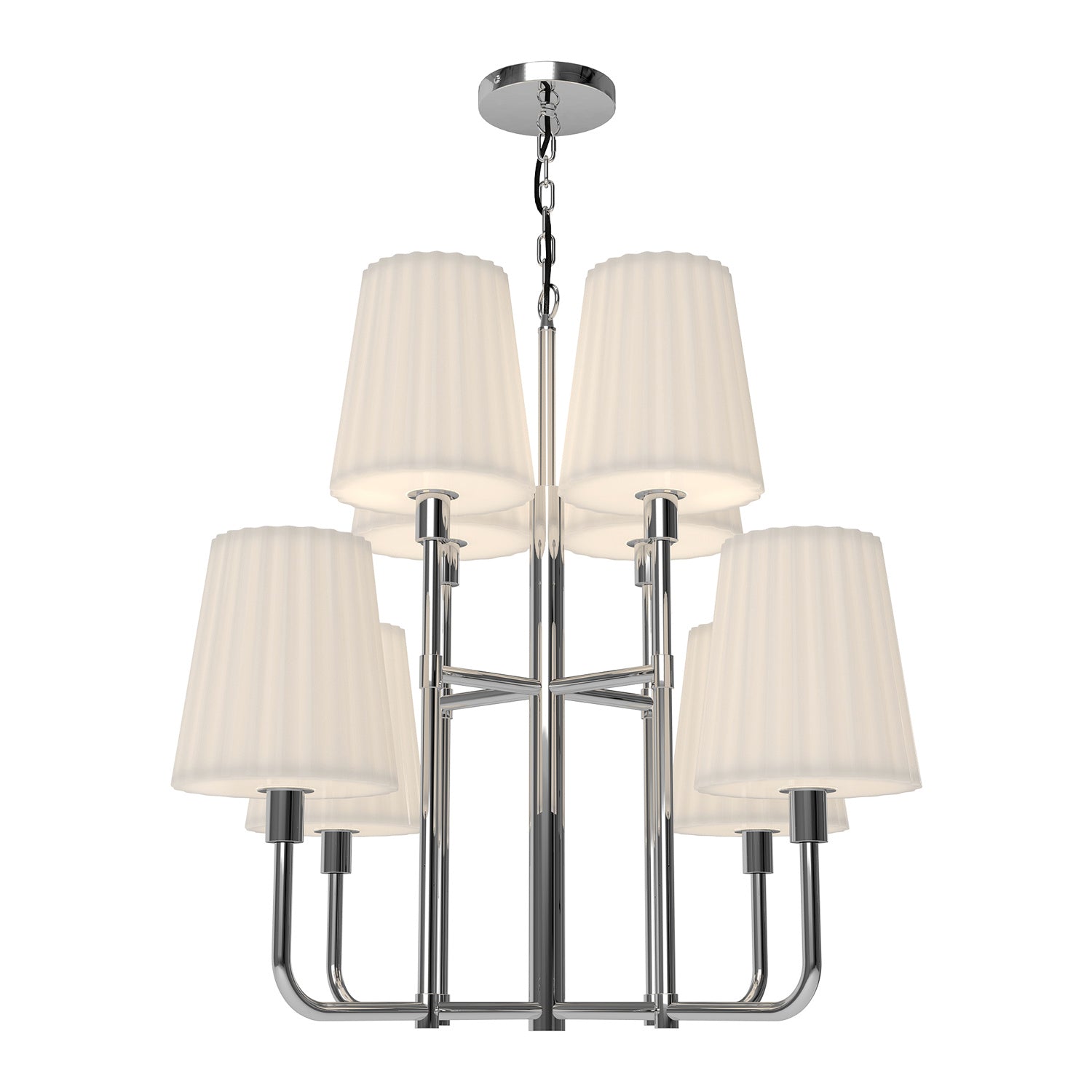 Lustre 8 lumières | Plisse