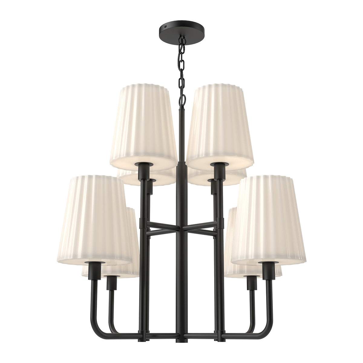 Lustre 8 lumières | Plisse
