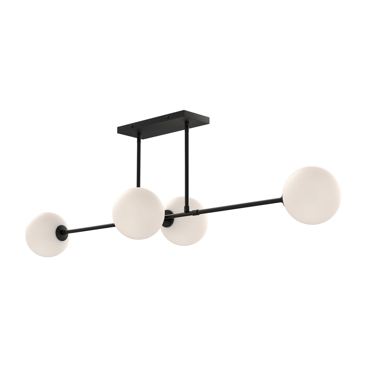 Suspension linéaire 4 lumières | Cassia
