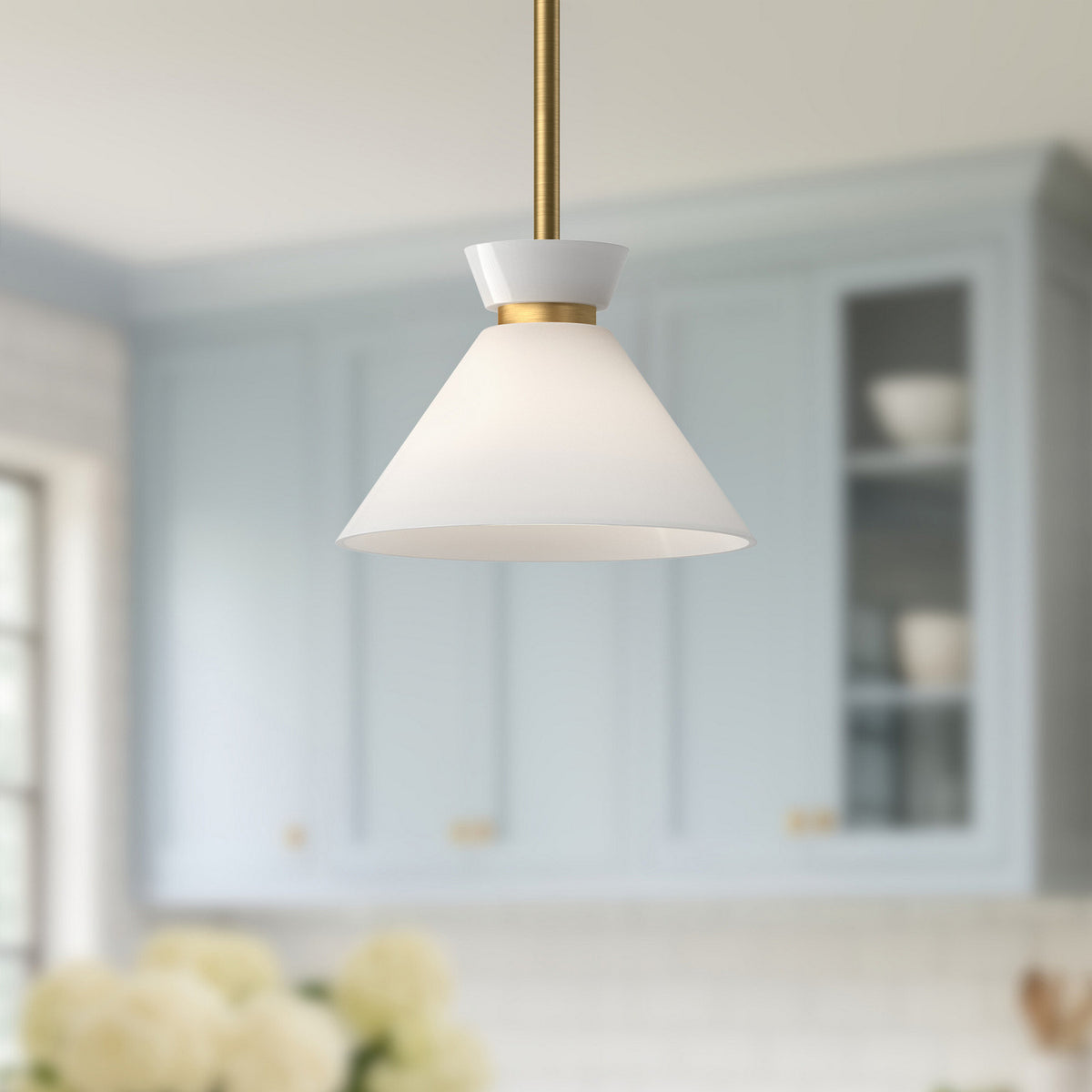 Suspension 1 lumière | Halston