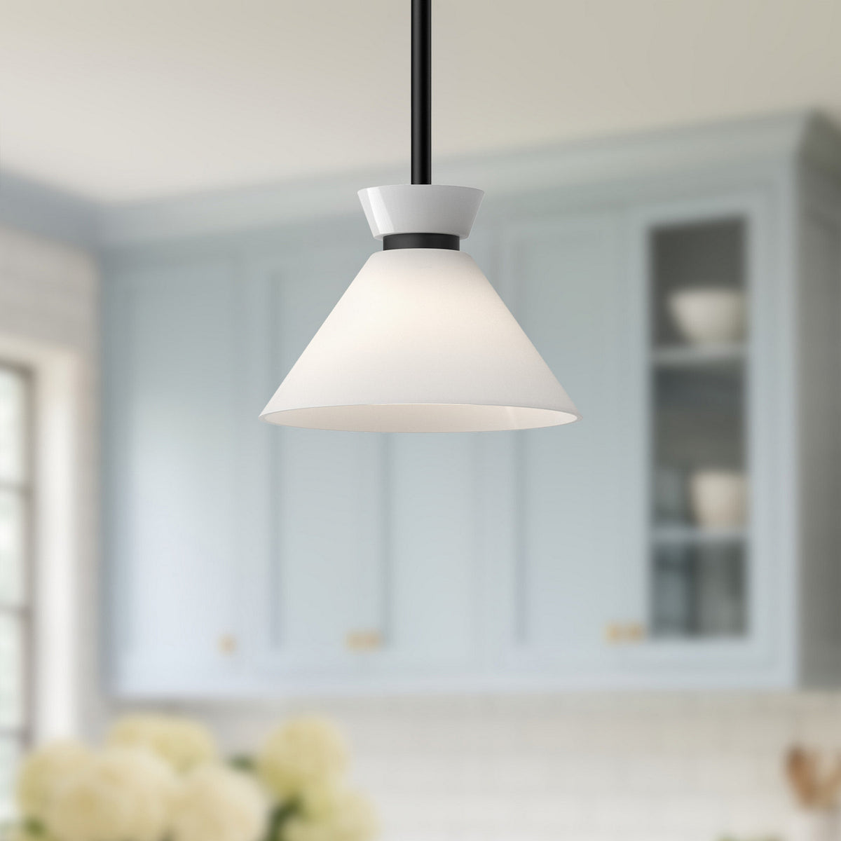 Suspension 1 lumière | Halston