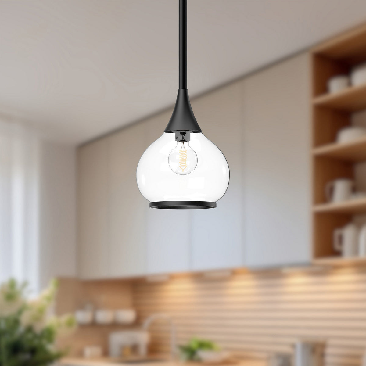 Suspension 1 lumière | Hazel