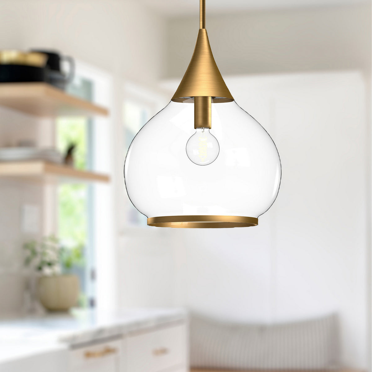 Suspension 1 lumière | Hazel