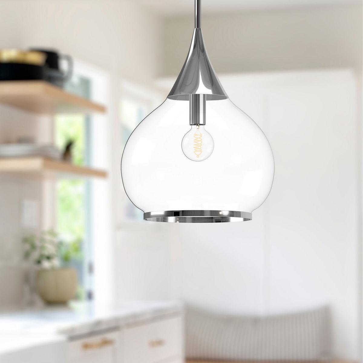 Suspension 1 lumière | Hazel