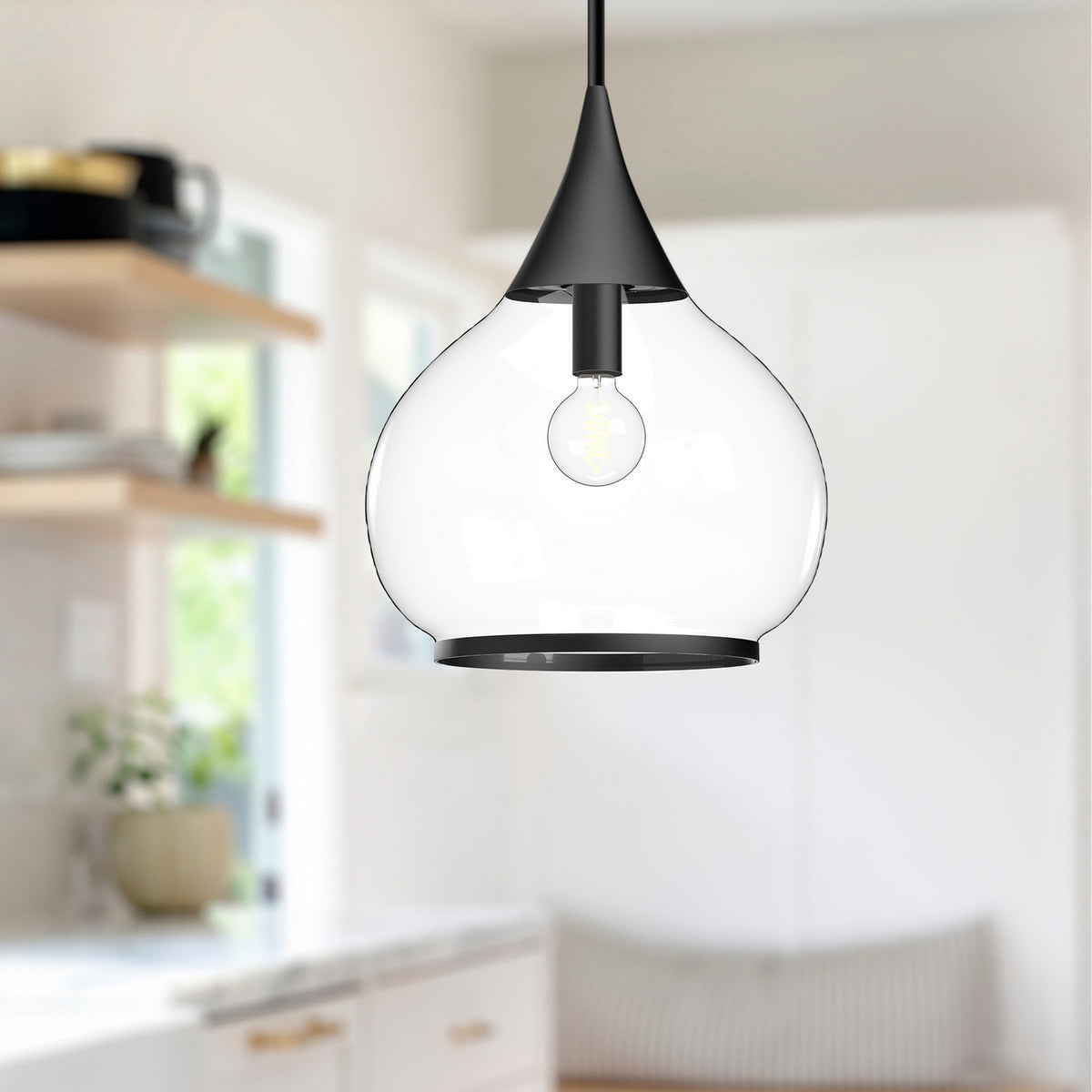 Suspension 1 lumière | Hazel