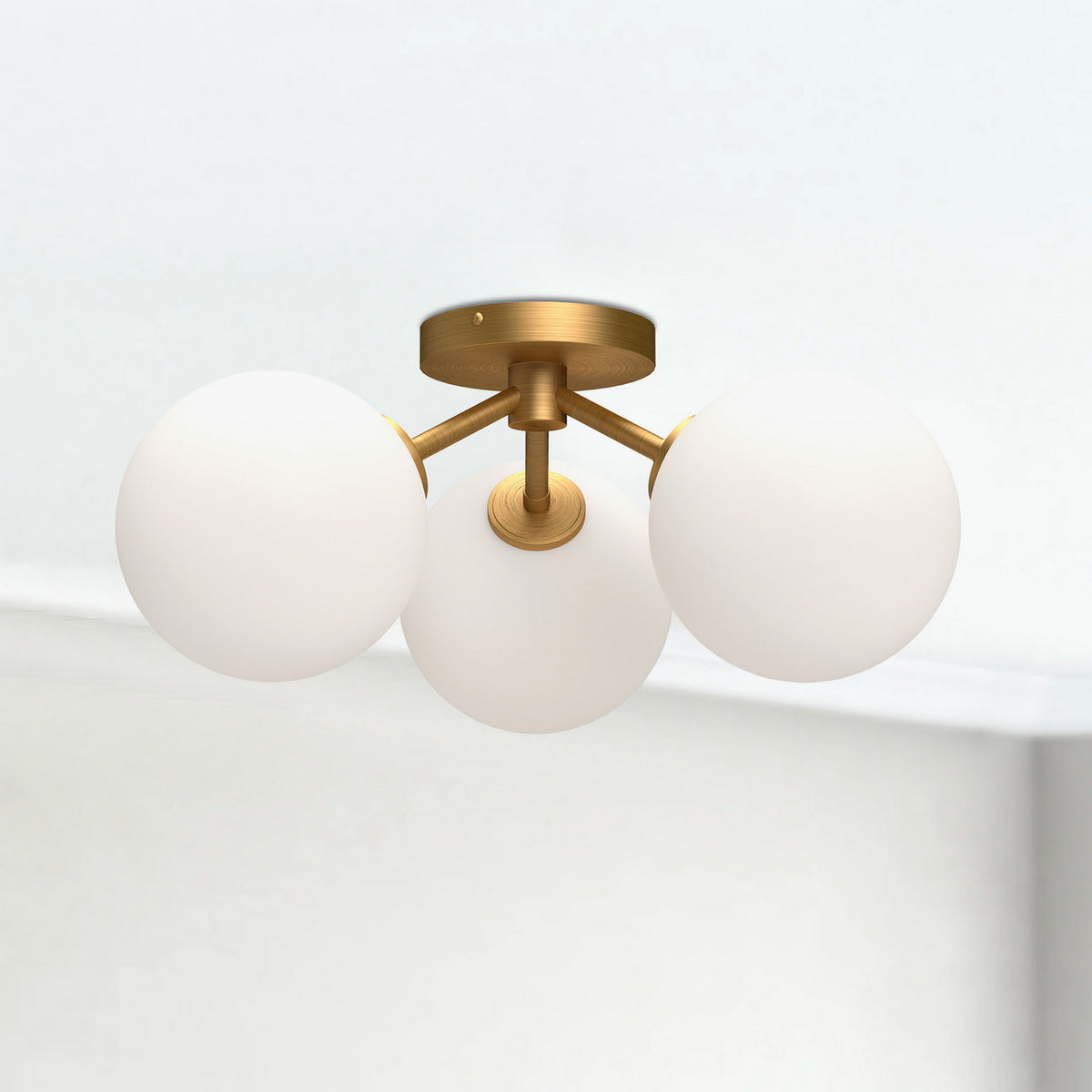 Semi-plafonnier 3 lumières | Cassia