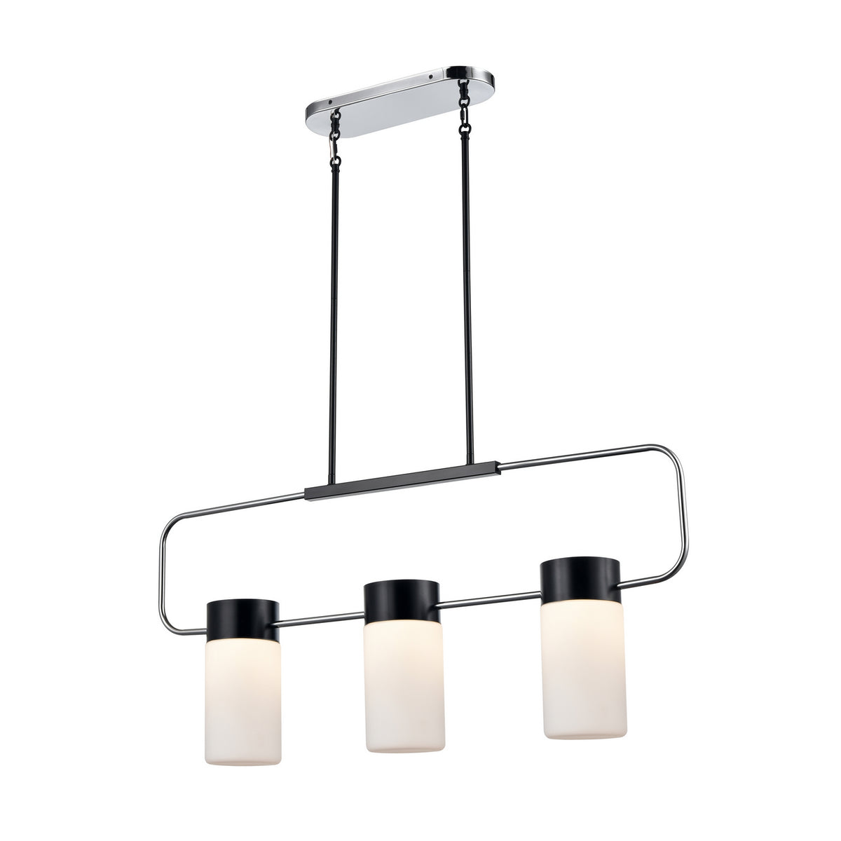Suspension linéaire 3 lumières | Tuxedo