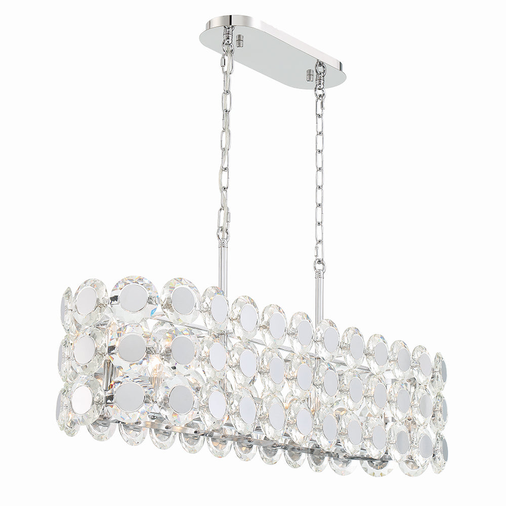 Lustre linéaire 8 lumières | Perrene