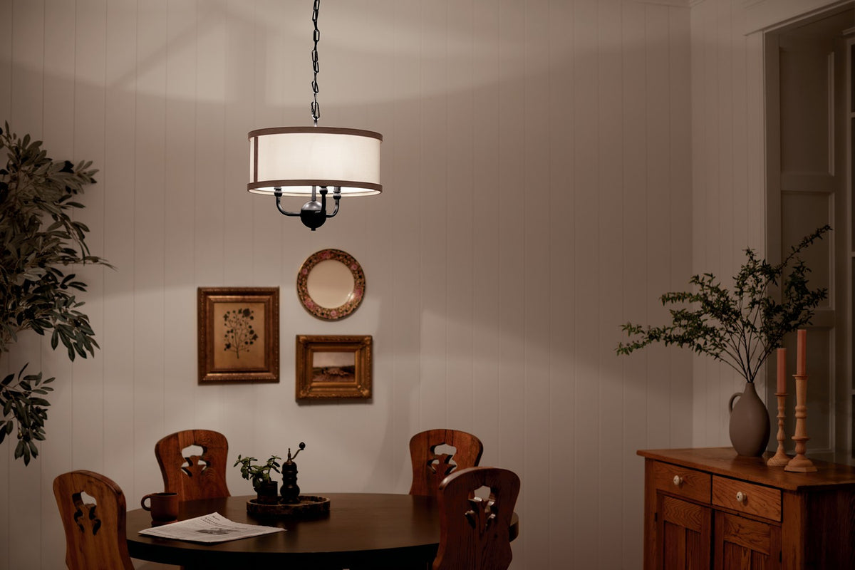 Lustre ou semi-plafonnier 3 lumières | Heddle